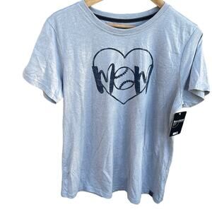 Baseball MOM gray t-shirt size XL NEW